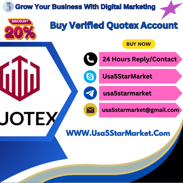 Buy Verified Quotex Account