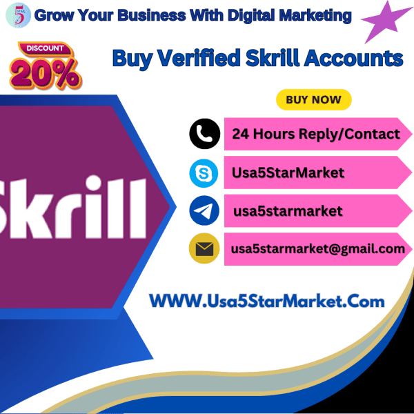 Buy Verified Skrill Accounts